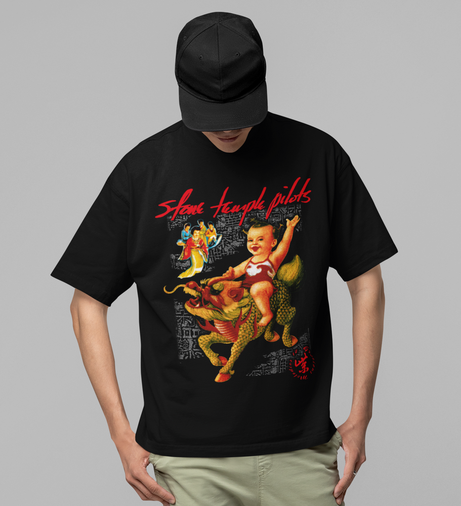 Stone Temple Pilots - Purple Jumbo Print T-Shirt [] (ONLINE ORDER ONLY)
