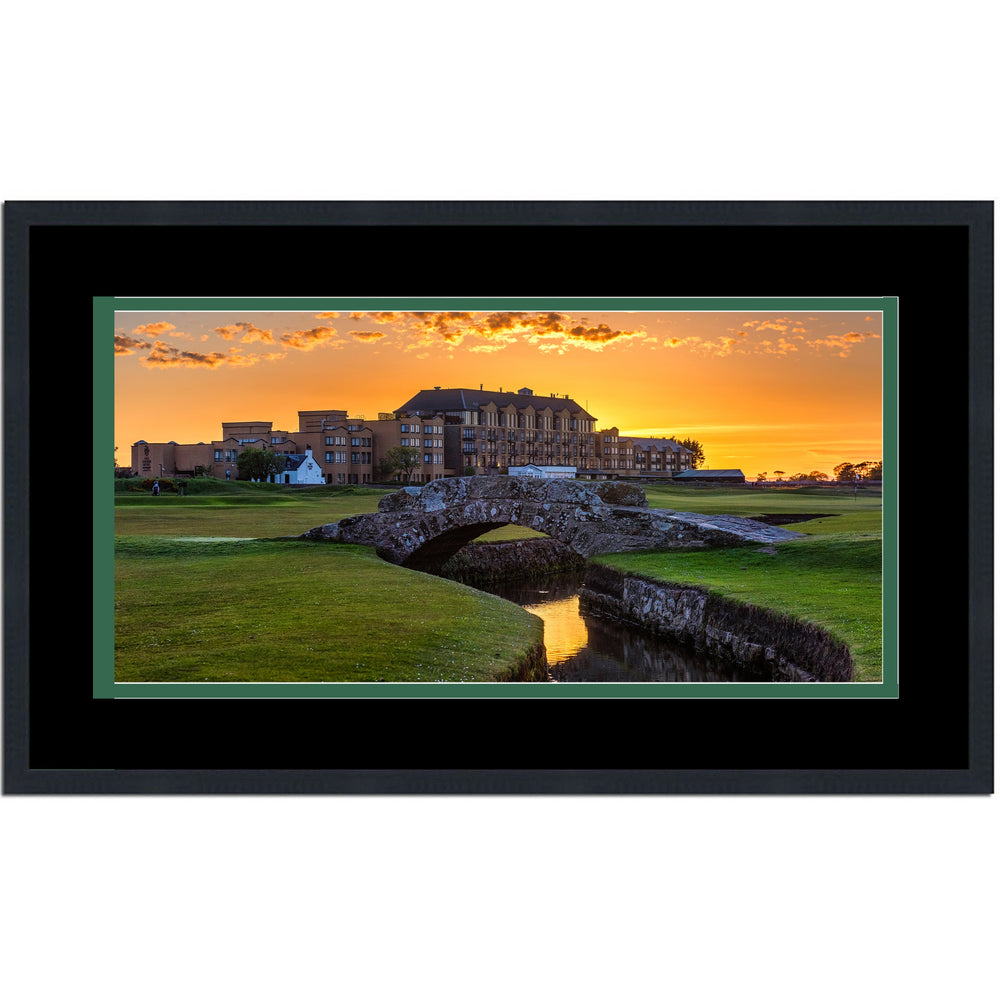 Framed Old Course at St. Andrews 16x24 Golf Photo Professionally Matted (ONLINE ORDER ONLY)