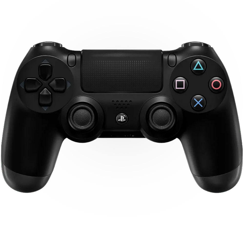 MODDEDZONE JET BLACK PS4 CUSTOM MODDED CONTROLLER