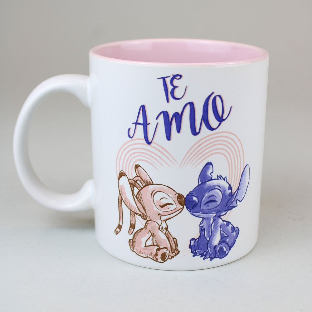 Stitch & Angel "Te Amo" (Lilo & Stitch) Disney 20oz Ceramic Mug (ONLINE ORDER ONLY)