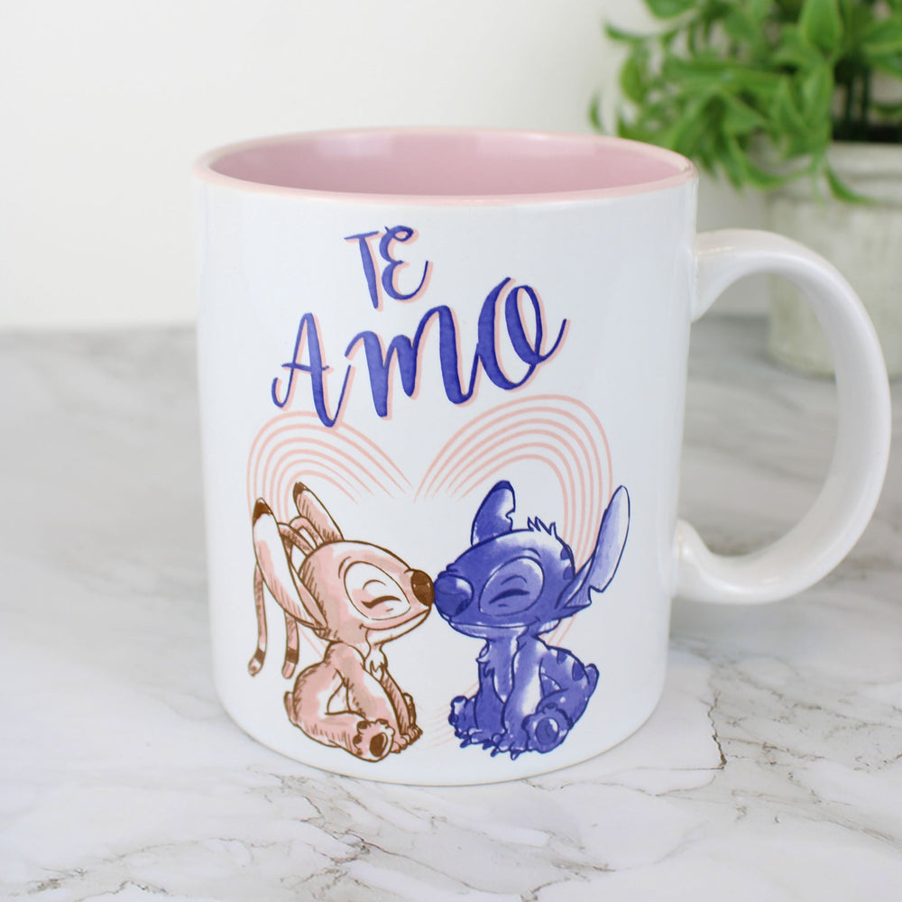Stitch & Angel "Te Amo" (Lilo & Stitch) Disney 20oz Ceramic Mug (ONLINE ORDER ONLY)