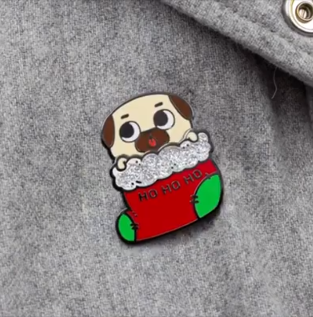 Good Smile Company: Puglie - Stocking Stuffer Puglie Enamel Pin (ONLINE ORDER ONLY)