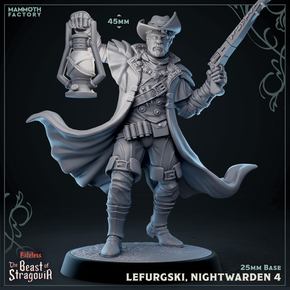 Stragovian Nightwarden: Sculpt 4 (Male Human Ranger) (Online Only)