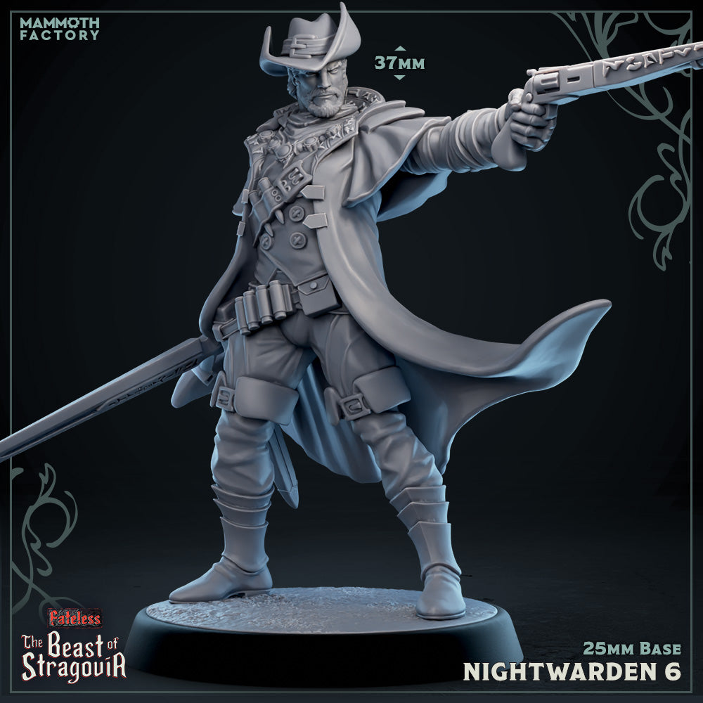 Stragovian Nightwarden: Sculpt 6 (Male Human Ranger) (Online Only)