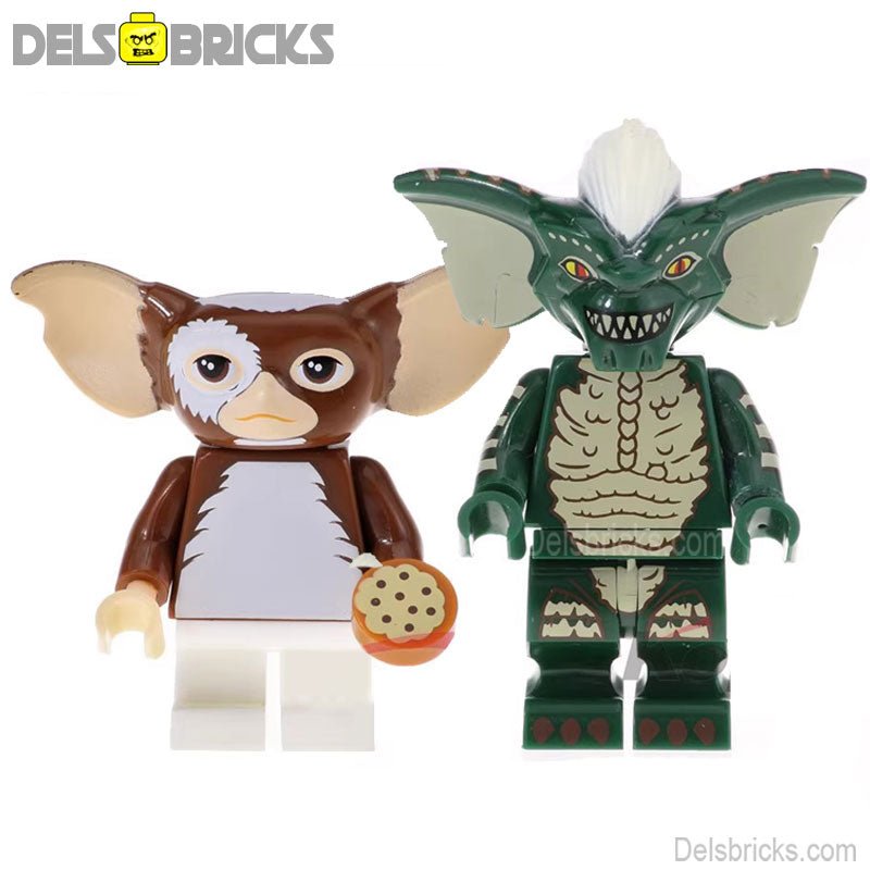 Stripe & Gizmo from Gremlins Mogwai Lego Minifigures Custom Toys (ONLINE ORDER ONLY)