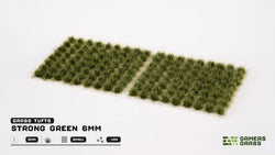 Gamers Grass | Grass Tuft | Small 6mm | Strong Green (ONLINE ORDER ONLY)
