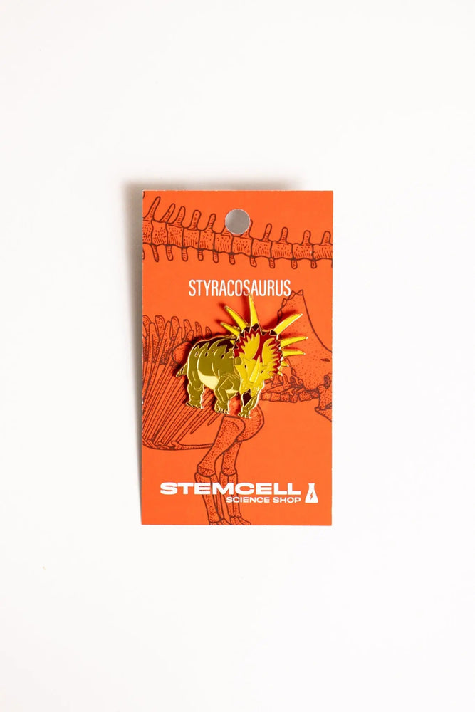 Styracosaurus Enamel Pin (Styracosaurus albertensis)
