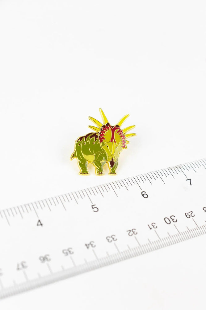 Styracosaurus Enamel Pin (Styracosaurus albertensis)