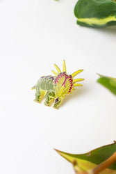 Styracosaurus Enamel Pin (Styracosaurus albertensis)