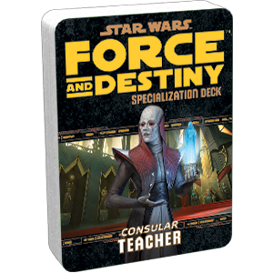 Star Wars: Force and Destiny: Teacher Specialization Deck (ONLINE ORDER ONLY)