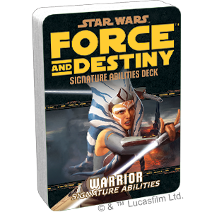 Star Wars: Force and Destiny: Warrior Signature Abilities Deck (ONLINE ORDER ONLY)
