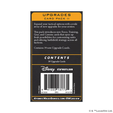 Star Wars Legion - Upgrades Card Pack II (ONLINE ORDER ONLY)