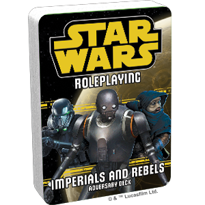 Star Wars Roleplaying: Imperials and Rebels III Adversary Deck (ONLINE ORDER ONLY)