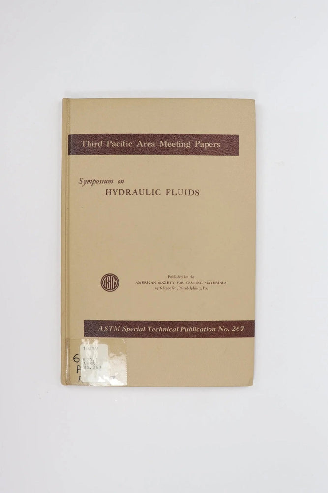 Symposium on Hydraulic Fluids (ONLINE ORDER ONLY)