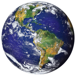 Solar System - The Earth 1000 Piece Round Jigsaw Puzzle