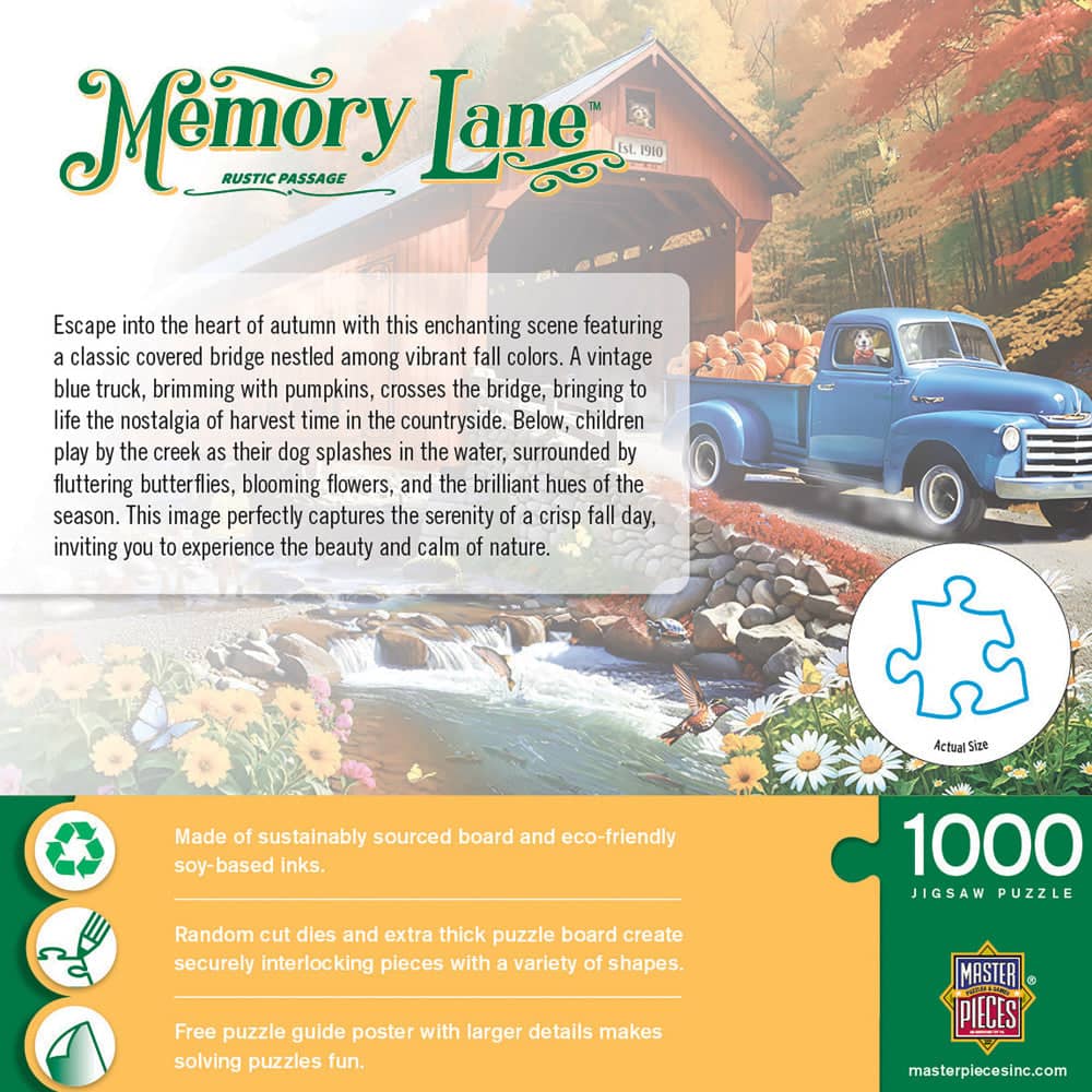 Memory Lane - Rustic Passage 1000 Piece Jigsaw Puzzle