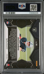 Graded 2024 Panini Mosaic Brock Bowers #286 Camo Pink Rookie RC Football Card PSA 10 Gem Mint