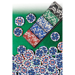 New York Giants 100 Piece Poker Chips (ONLINE ORDER ONLY)
