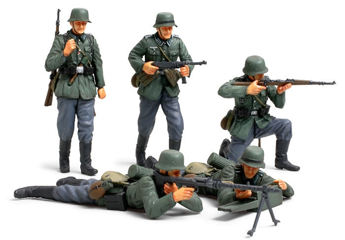 Tamiya 1/35 German Infantry Miniatures Plastic Model Set (ONLINE ORDER ONLY)