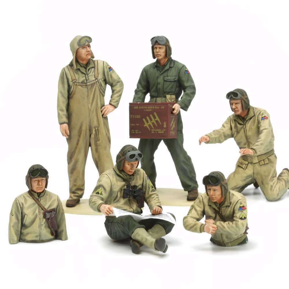 Tamiya 1/35 US Tank Crew Plastic Models Set European Theater (ONLINE ORDER ONLY)