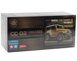 Tamiya 1/10 RC Toyota Land Cruiser 40 w/CC-02 Chassis, Yellow 47490-A (ONLINE ORDER ONLY)