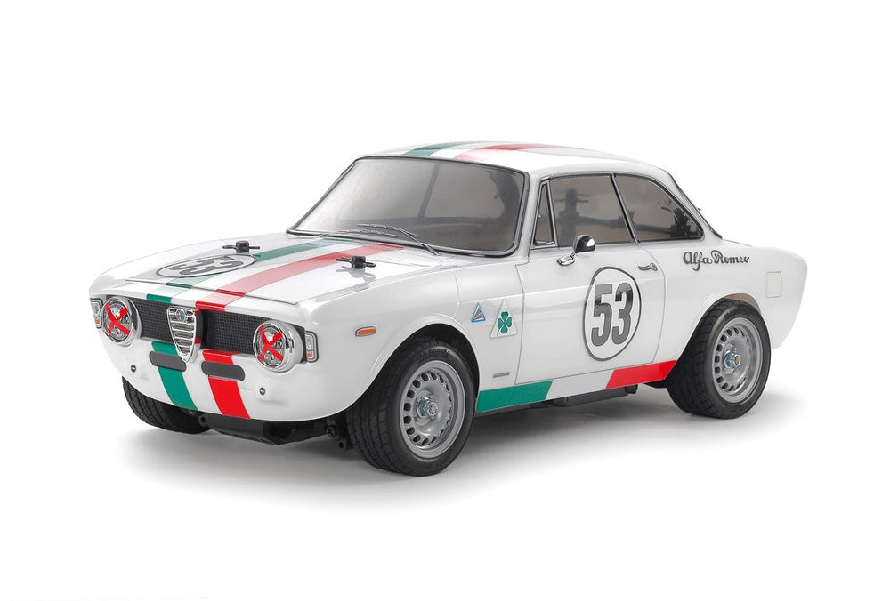 Tamiya RC 1/10 Touring Car Alfa Romeo Giulia Sprint, MB-01 GTA White Painted Body 47501 (ONLINE ORDER ONLY)