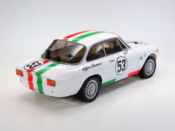Tamiya RC 1/10 Touring Car Alfa Romeo Giulia Sprint, MB-01 GTA White Painted Body 47501 (ONLINE ORDER ONLY)