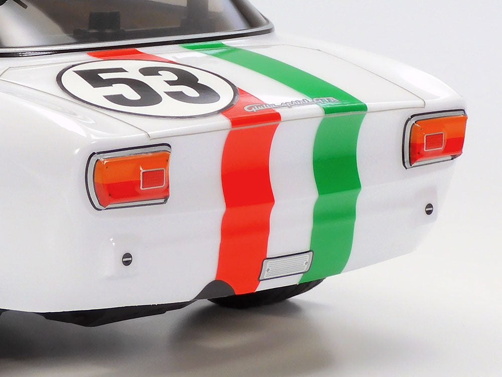 Tamiya RC 1/10 Touring Car Alfa Romeo Giulia Sprint, MB-01 GTA White Painted Body 47501 (ONLINE ORDER ONLY)