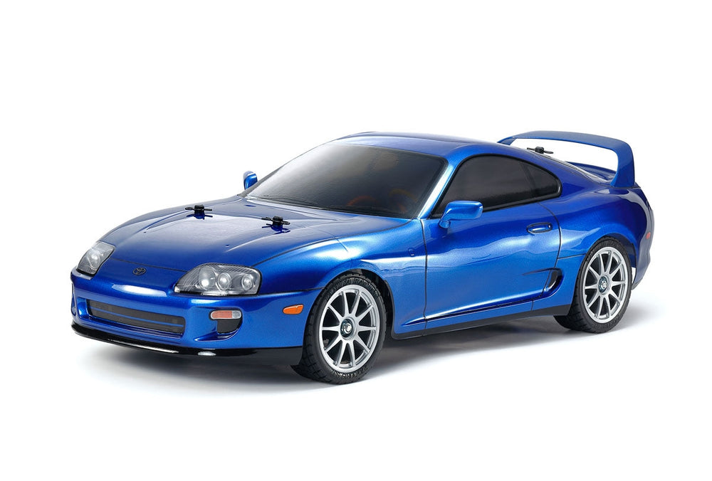 Tamiya 1/10 R/C Toyota Supra (JZA80), Metallic Blue Painted Body, 47505 (ONLINE ORDER ONLY)