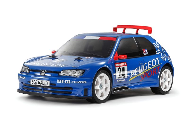 Tamiya 1/10 R/C Peugeot 306 Maxi, Blue Painted Body, (BT-01) 47513 (ONLINE ORDER ONLY)