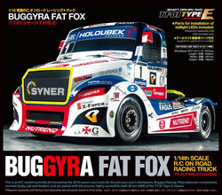Tamiya Buggyra Fat Fox On Road Racing Truck Kit, TT-01 Type E 58661 (ONLINE ORDER ONLY)