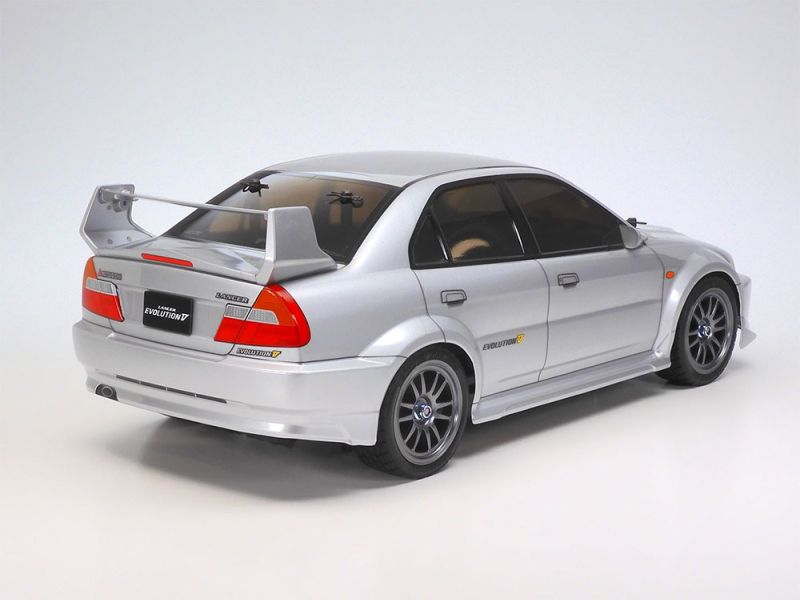 Tamiya 1/10 RC Mitsubishi Lancer Evo V kit, TT-02 Chassis 58713 (ONLINE ORDER ONLY)