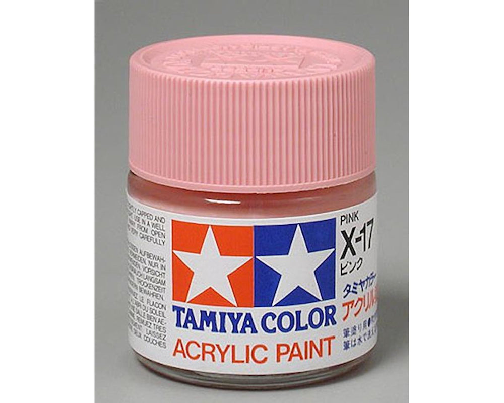 Tamiya X-17 Pink Gloss Finish Acrylic Paint (23ml) (ONLINE ORDER ONLY)