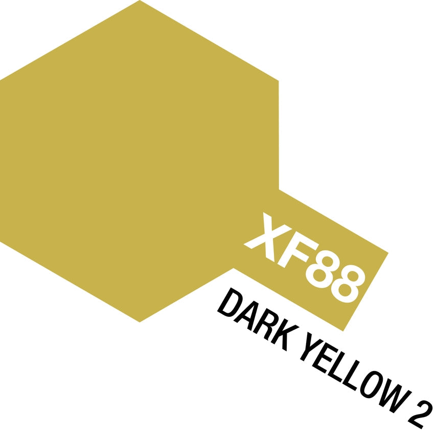 Tamiya Acrylic Mini XF-88 Dark Yellow Paint 10ml Bottle (ONLINE ORDER ONLY)