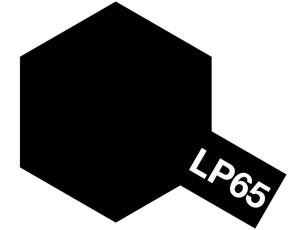 Tamiya Lacquer Paint LP-65 Rubber Black 10ml Bottle (ONLINE ORDER ONLY)