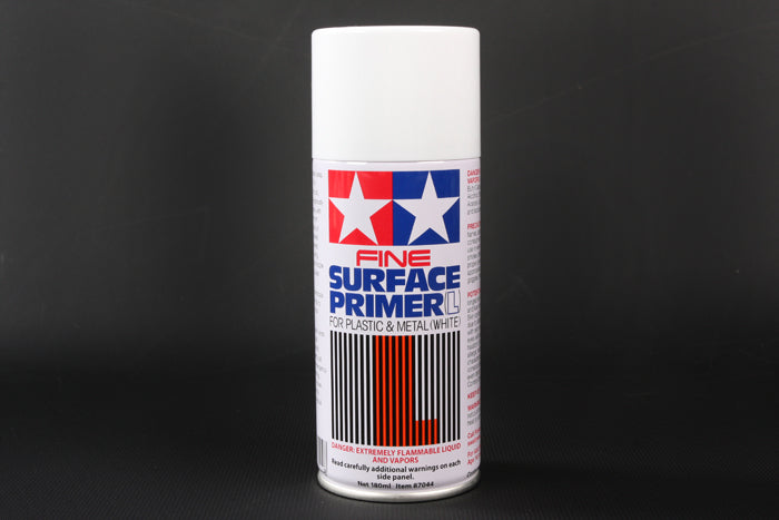 Tamiya Surface Primer L White 180ml Spray Can (ONLINE ORDER ONLY)