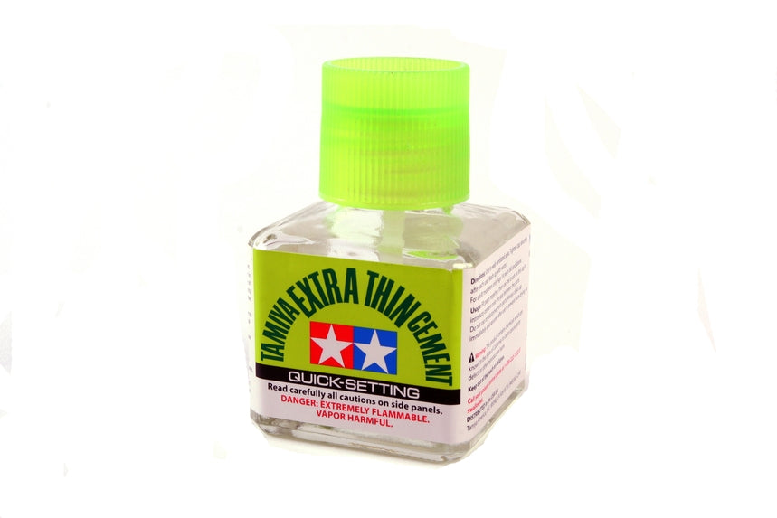 Tamiya Extra-Thin Cement 40ml Quick Setting (ONLINE ORDER ONLY)