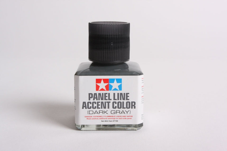 Tamiya Panel Line Accent Color Dark Gray 40 ml Bottle (ONLINE ORDER ONLY)