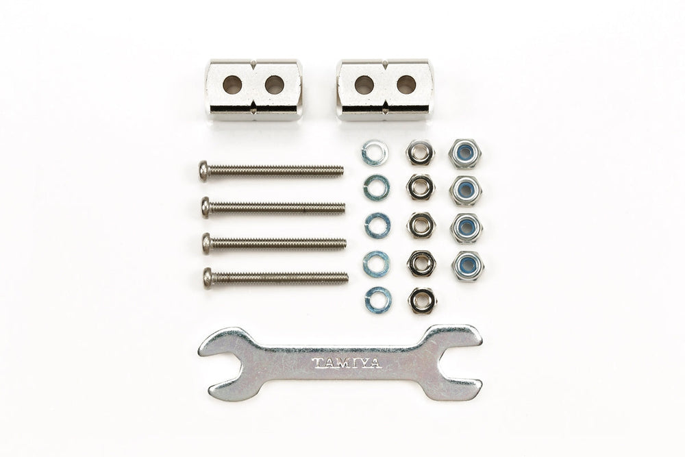 Tamiya JR Short Mass Damper Block, 8x8x14mm, Silver, LTD 95488 (ONLINE ORDER ONLY)