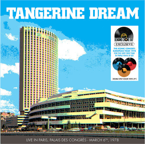 Tangerine Dream - Live In Paris Palais Des Congres (RSD 4.22.23) [Vinyl] (ONLINE ORDER ONLY)