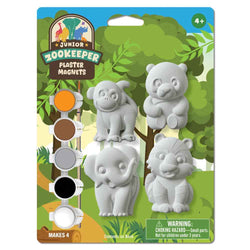 Jr. Zookeeper - 6-Pack Plaster Magnets Paint Kit