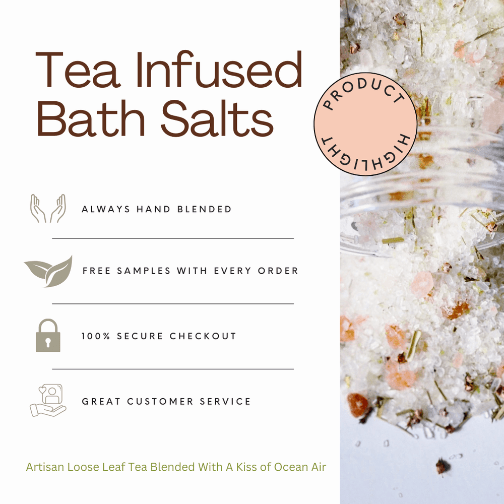 Vanilla Chai Tea-Infused Bath Salts (ONLINE ORDER ONLY)