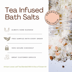 Vanilla Chai Tea-Infused Bath Salts (ONLINE ORDER ONLY)