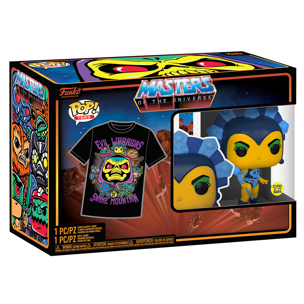 Evil-Lyn (Glow in the Dark) and Evil-Lyn Tee (L, Sealed) 86 - Target Con Exclusive (Online Order Only)