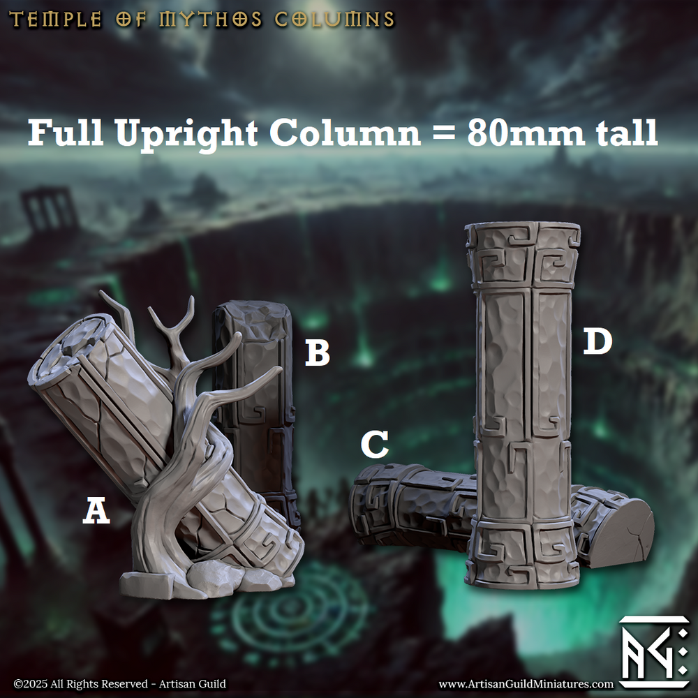 Temple of Mythos Columns (Terrain) (Online Order Only)