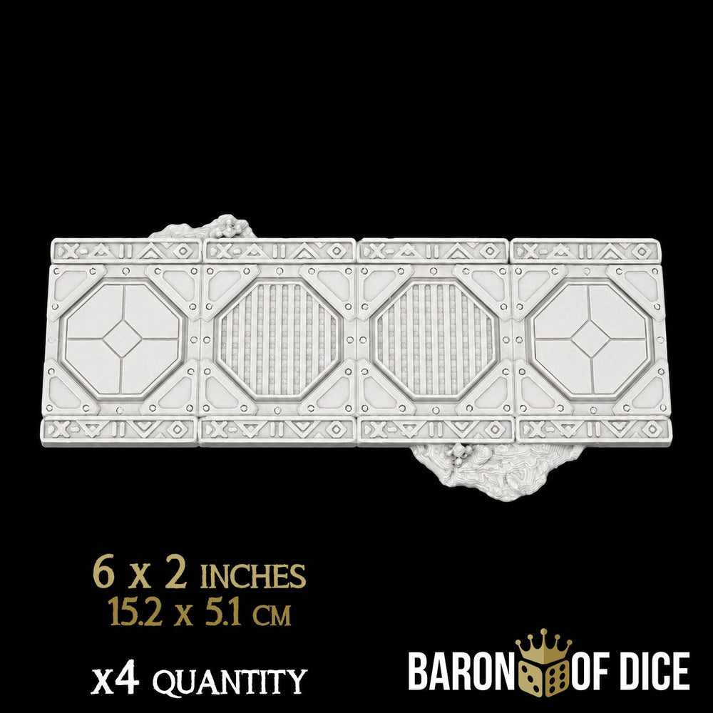Stonevault Template Set | 11e Terrain Template Set | Shipping Excluded (ONLINE ORDER ONLY)