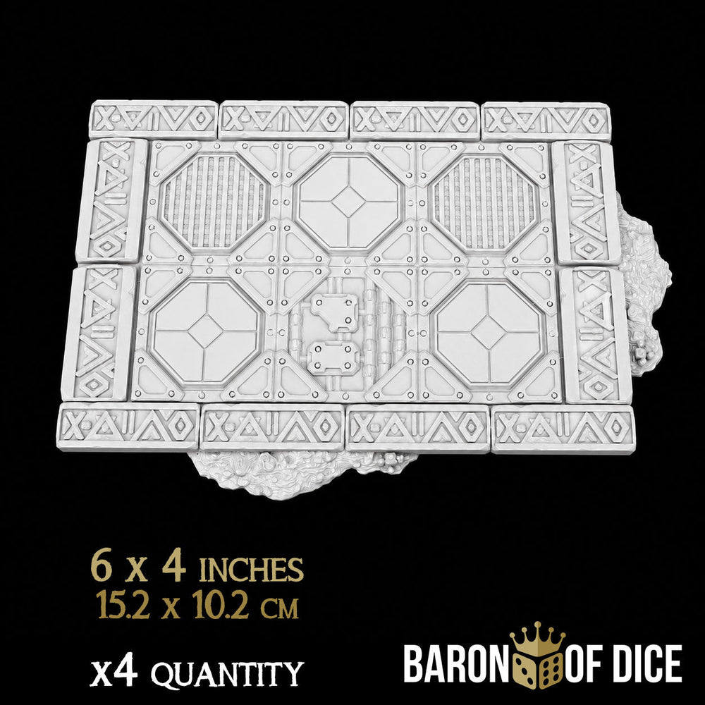 Stonevault Template Set | 11e Terrain Template Set | Shipping Excluded (ONLINE ORDER ONLY)