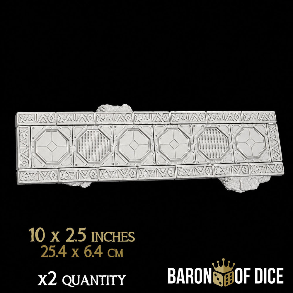 Stonevault Template Set | 11e Terrain Template Set | Shipping Excluded (ONLINE ORDER ONLY)