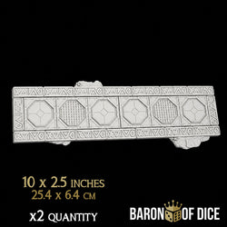 Stonevault Template Set | 11e Terrain Template Set | Shipping Excluded (ONLINE ORDER ONLY)