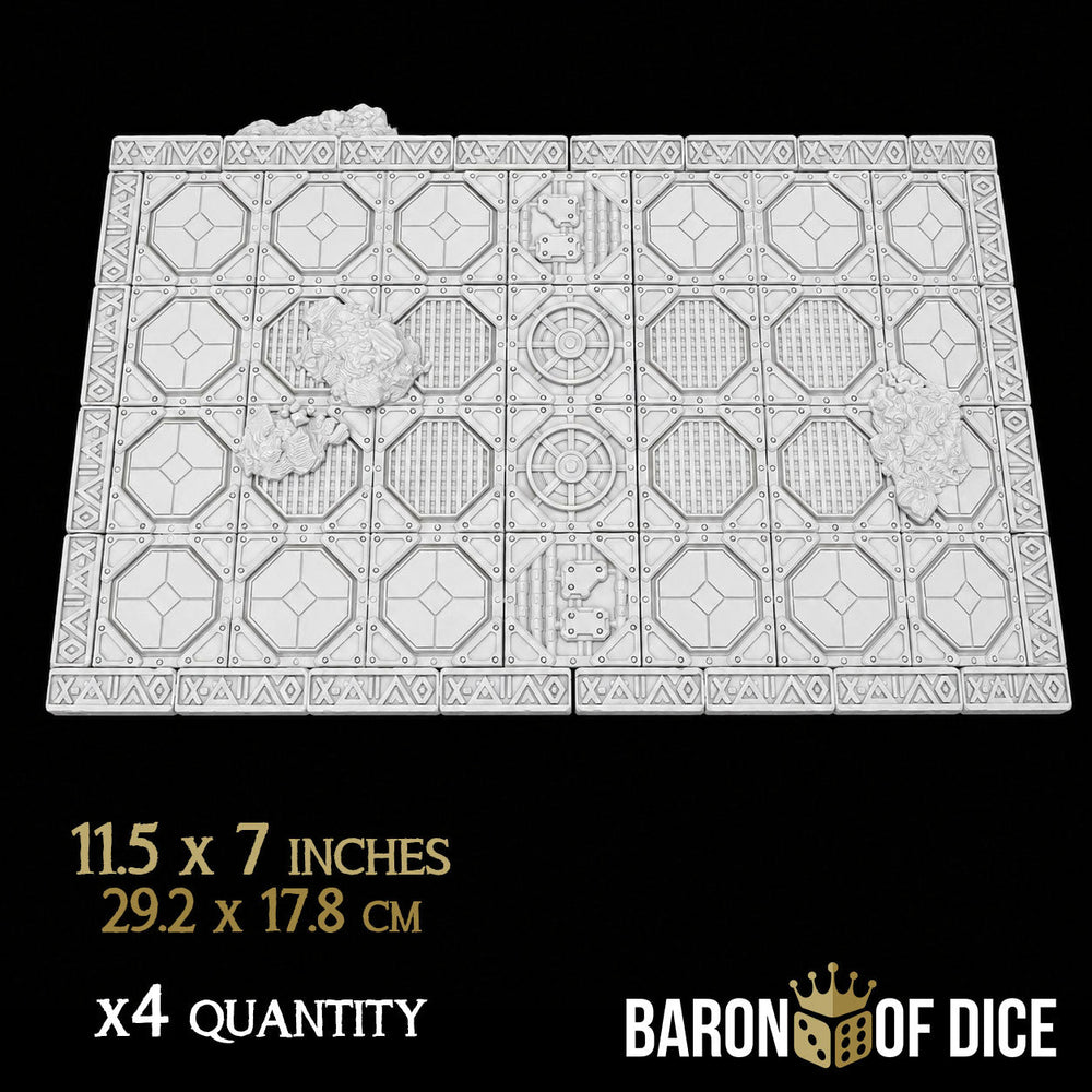 Stonevault Template Set | 11e Terrain Template Set | Shipping Excluded (ONLINE ORDER ONLY)